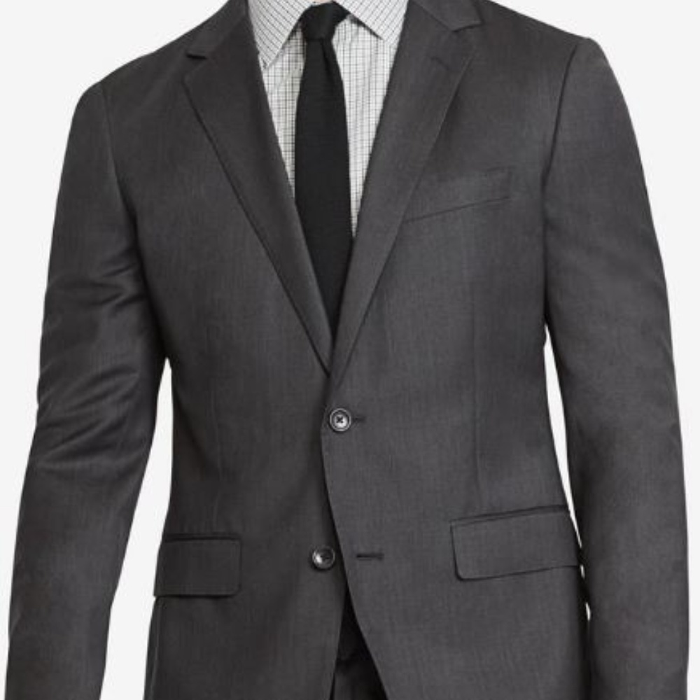 Foundation Italian Wool Suit Jacket Slim-Fit